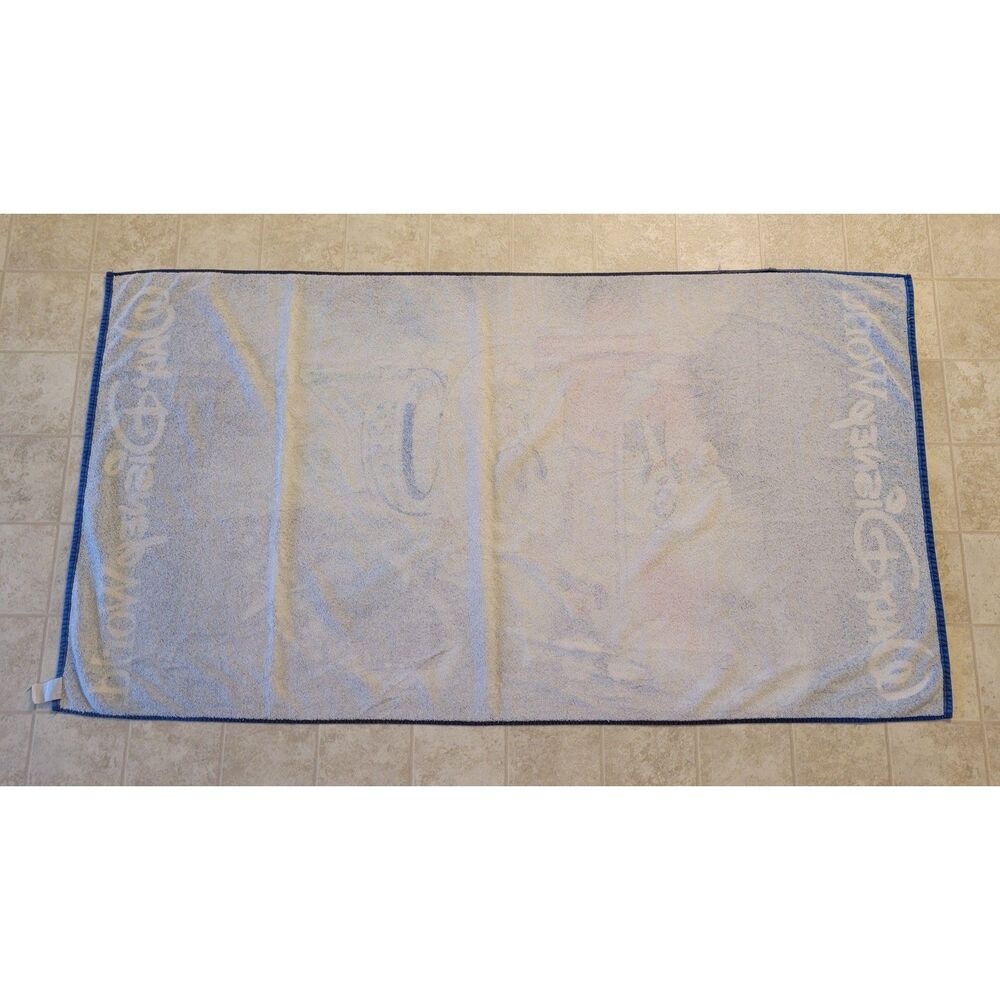 Vintage 2001 Walt Disney World Beach Towel 100 % Cotton - Picture 2 of 8